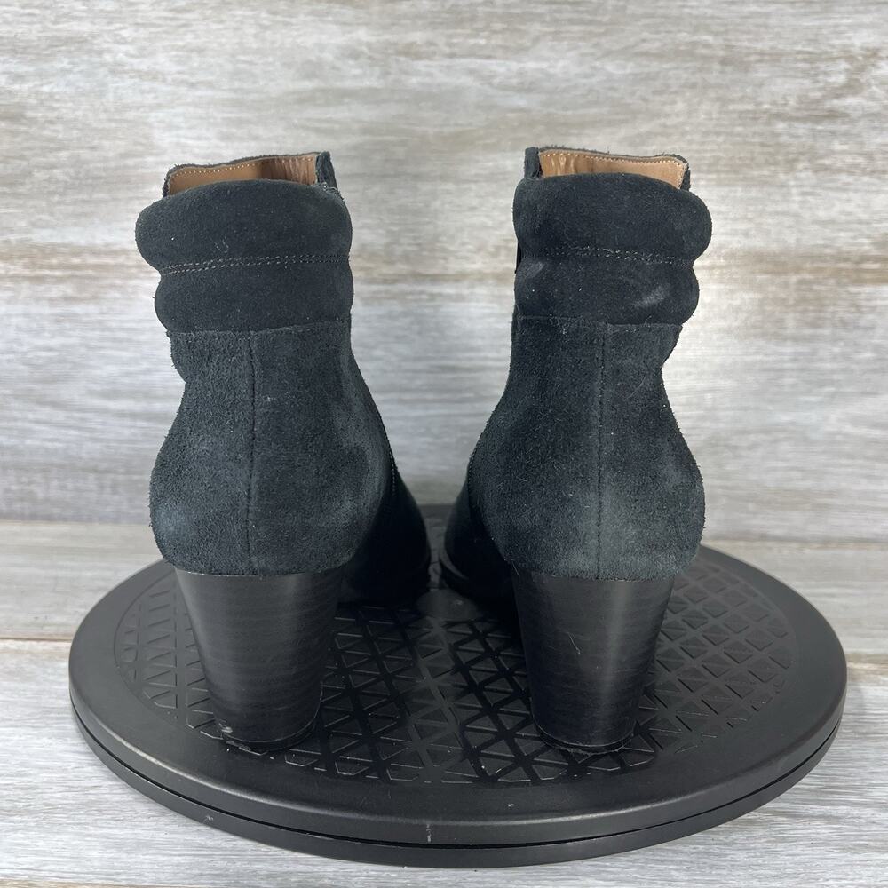 Vionic Women’s Jessie Black Suede Zip Up Ankle Booties Size 8.5 - Picture 4 of 11